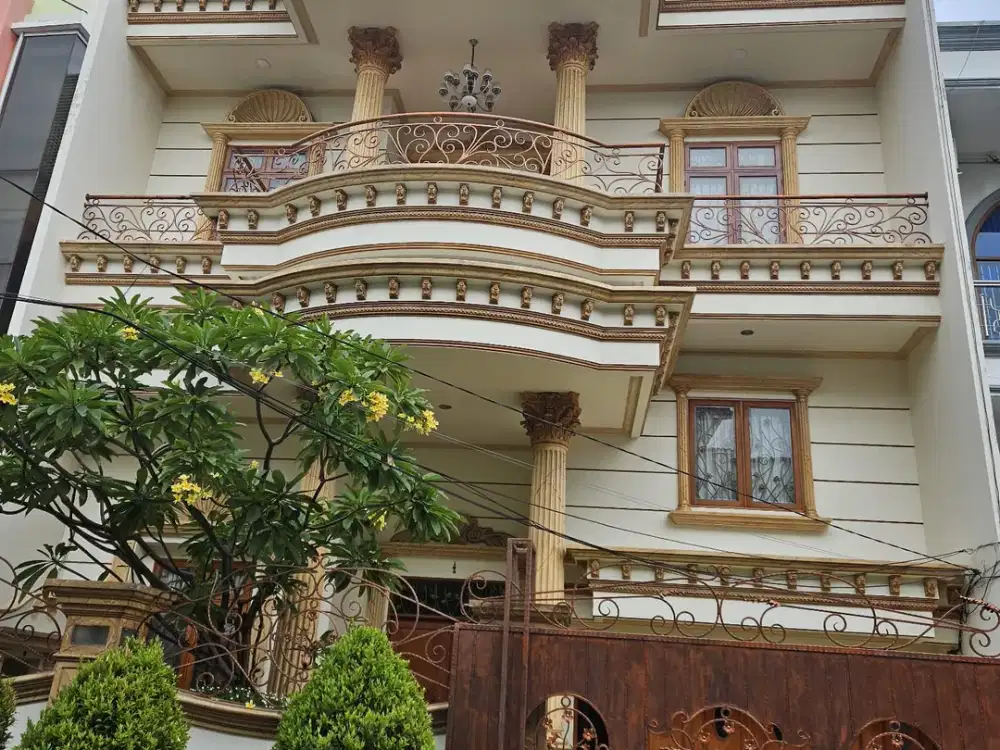 jual rumah mewah bagus 4 lantai lokasi di sunter