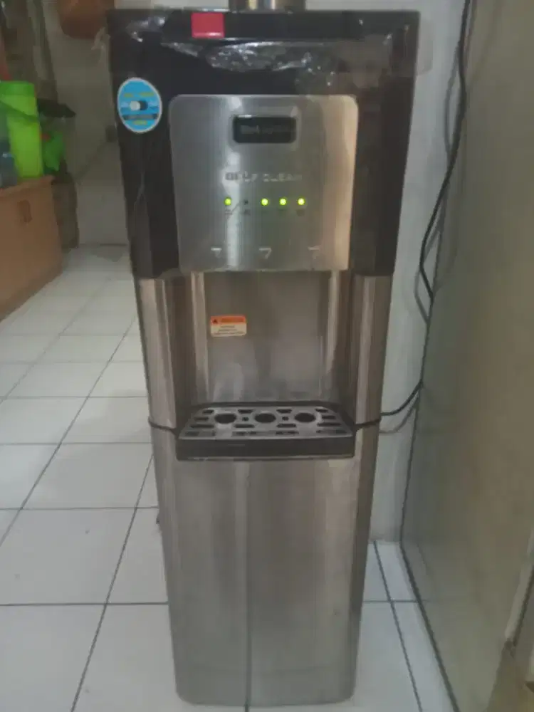 Dispenser merk sharp swd73ehlbk galon bawah