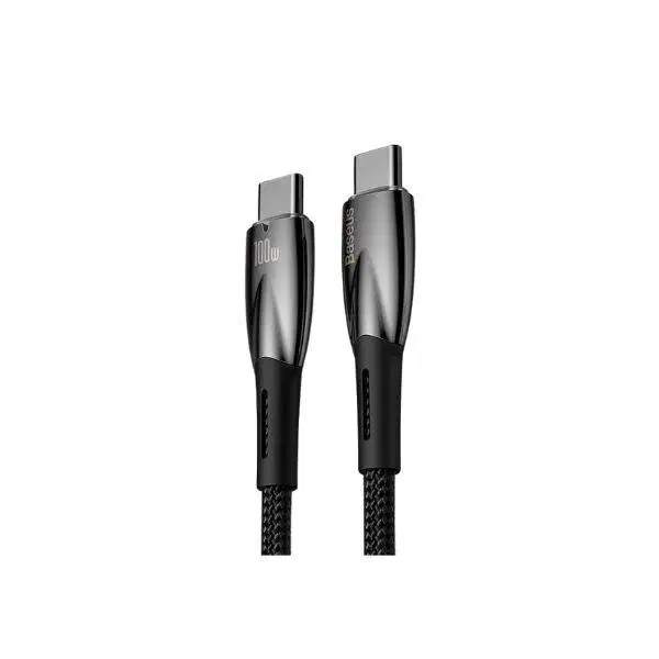 Baseus Glimmer Series Fast Charging Data Cable Type-C to Type-C 100W 1