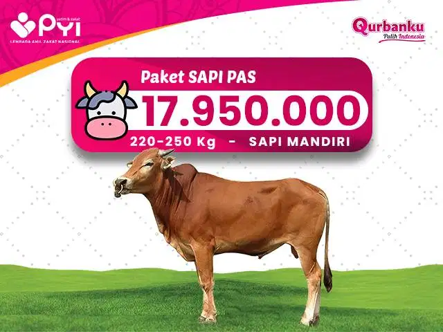 Qurban 2026/1447 H - Qurban Sapi Paket Pas Harga Pas Kualitas oke