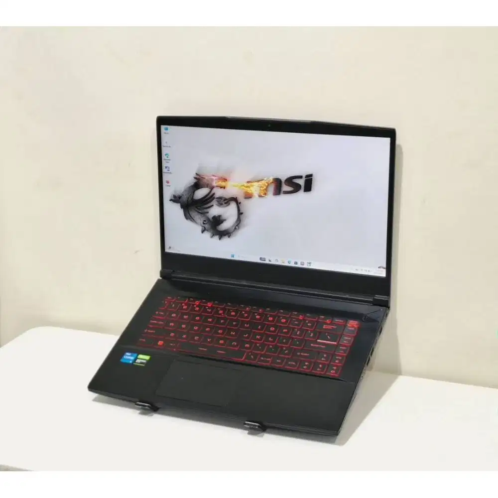 MSI GF63 THIN 11SC CORE I5-11400H RAM 8GB SSD 512GB NVIDIA GTX 1650 15