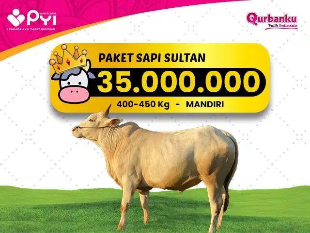 Qurban 2026/1447 H - Qurban Sapi Paket Sultan Kualitas Sultan