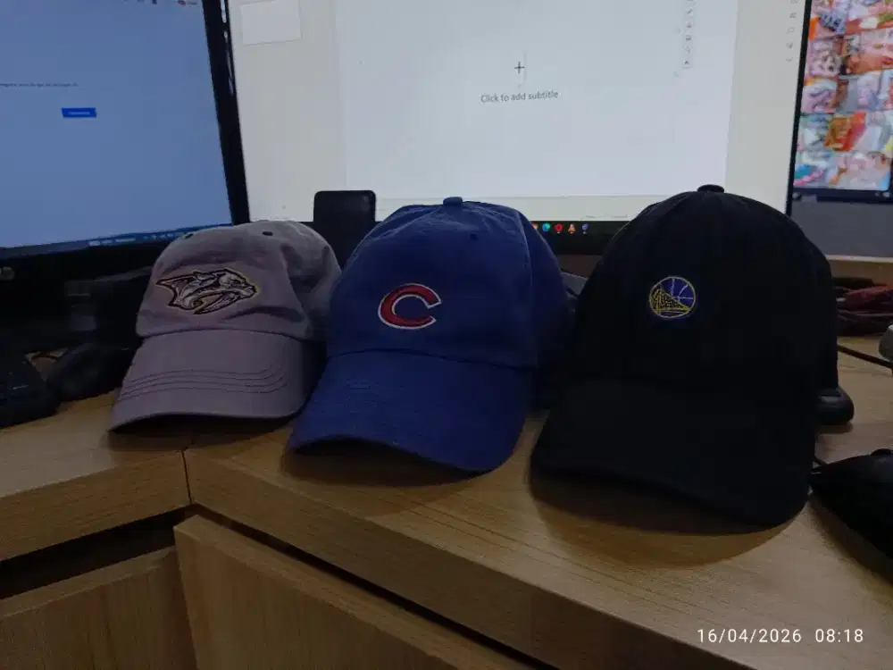 Topi NBA 47 NHL bukan New era Nike Adidas puma