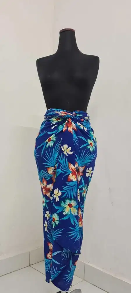 Rok kain pantai premium, rok bali lilit, rok bunga, rok lilit bunga