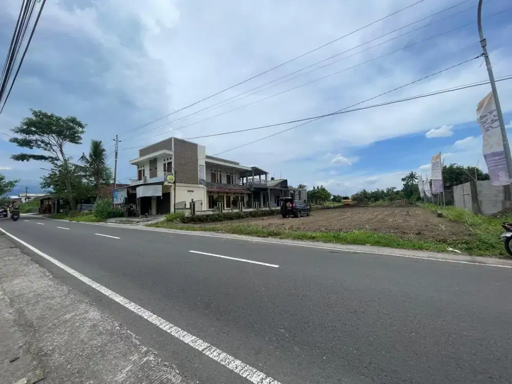 Tanah Jogja Tepi Jalan Raya, dekat RSA UGM, 3jtan
