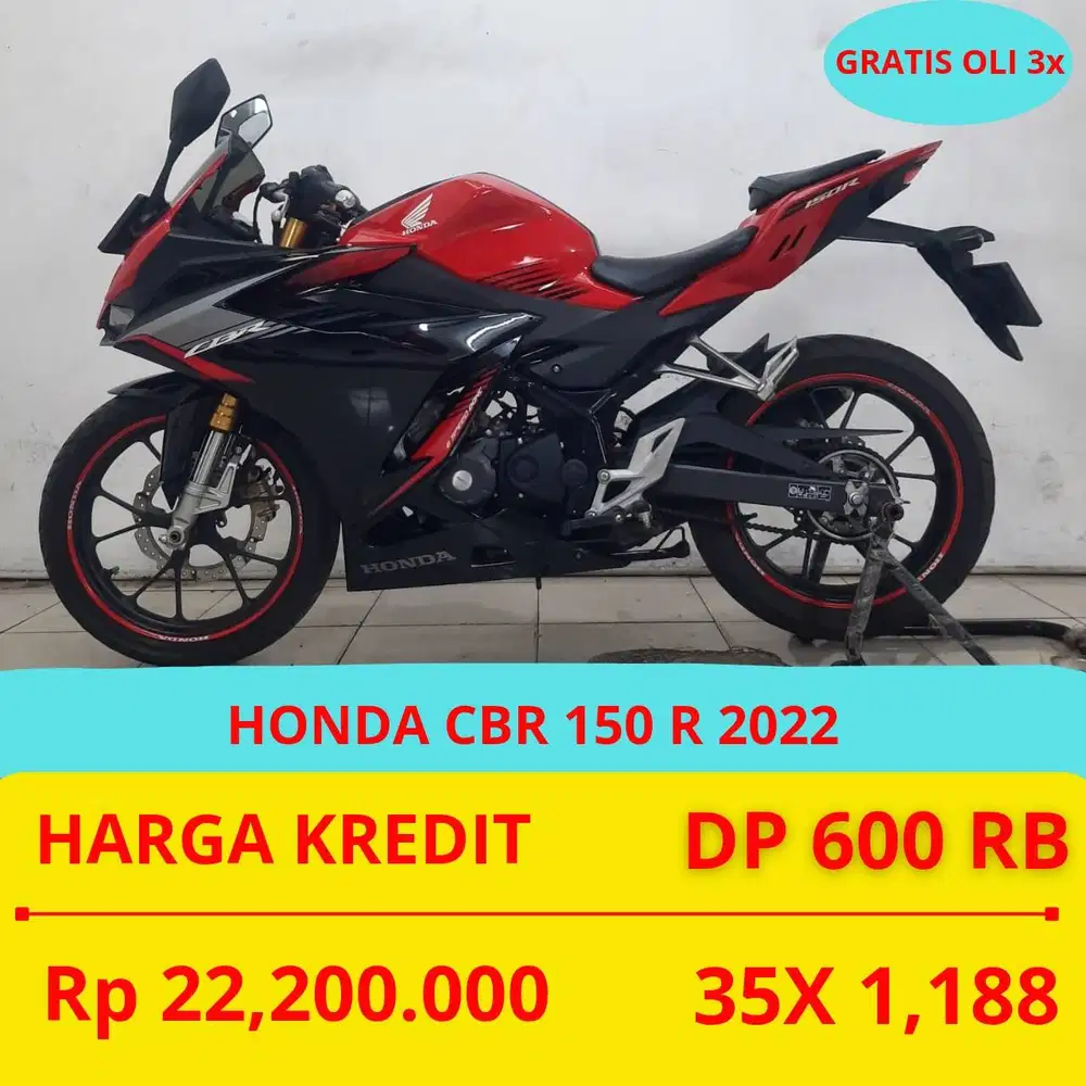 PROMO SUKSES MOTOR HONDA CBR 150 R 2022 DP MURAH 600 RIBU GUYS