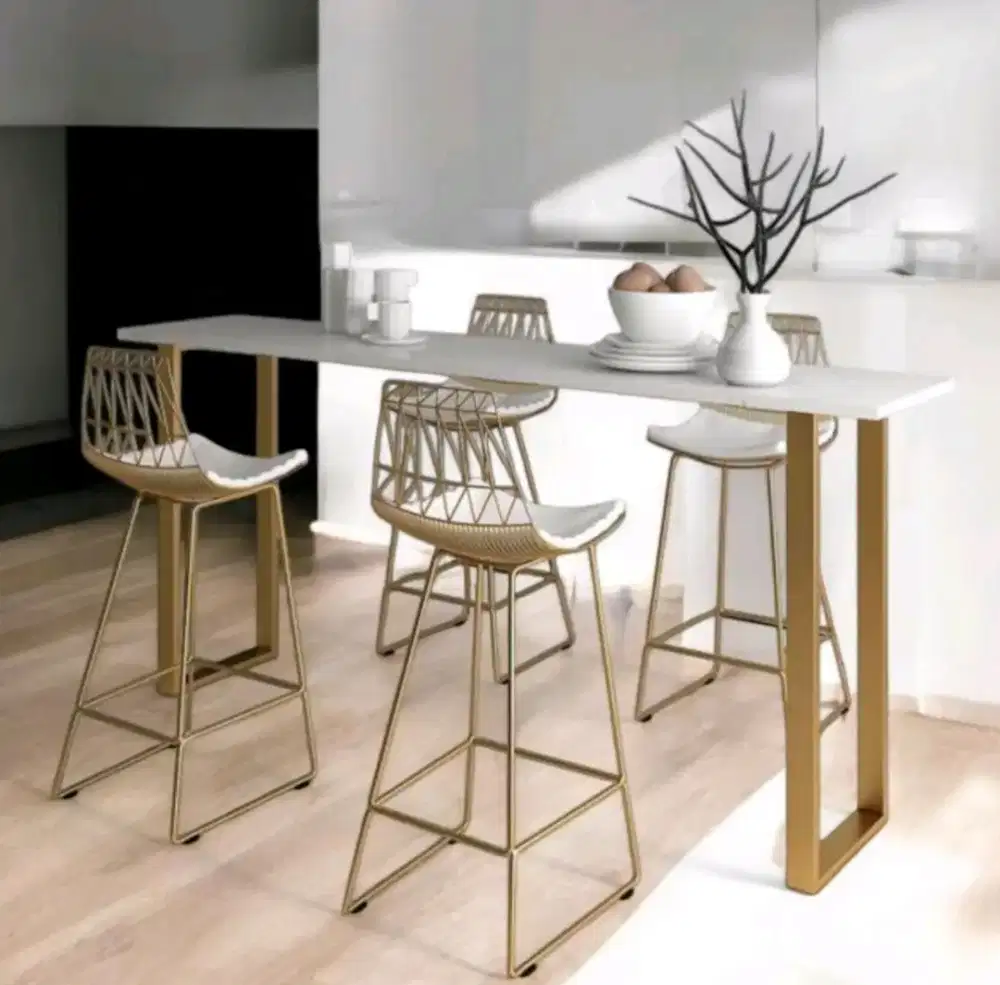 Meja Bar Minimalis / Meja Makan Industrial / Meja Console