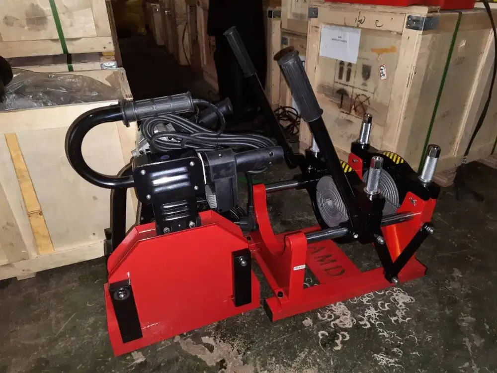 Mesin Las Pipa Hdpe 250mm Type Dorong 2 Clamp T Butt Fusion
