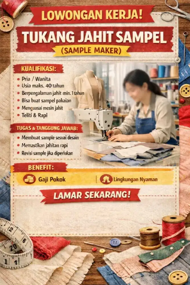 Tukang Jahit Sample
