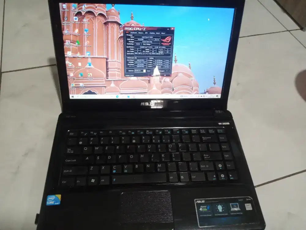 Laptop Asus a42f core i3 normal dan mulus ram 8gb