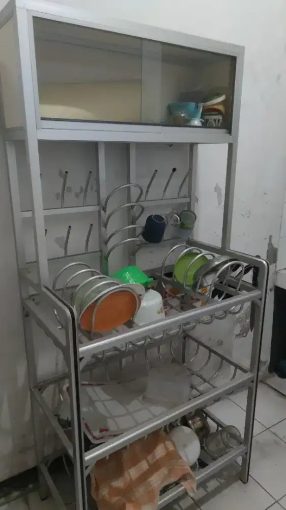 Rak piring aluminium