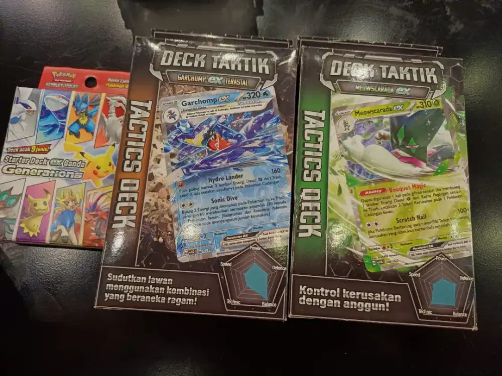 Kartu Pokemon Deck Taktik Masih Segel