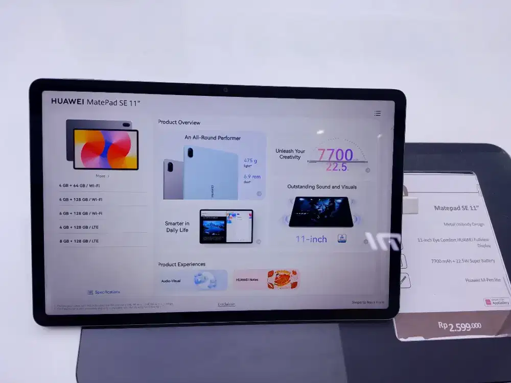 Huawei Matepade SE 11in 6/128gb Cicilan 0% Tanpa kartu kredit