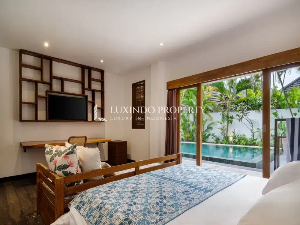 DISEWAKAN BULANAN VILLA DENGAN 3 KAMAR TIDUR DI CANGGU - Thumbnail 9