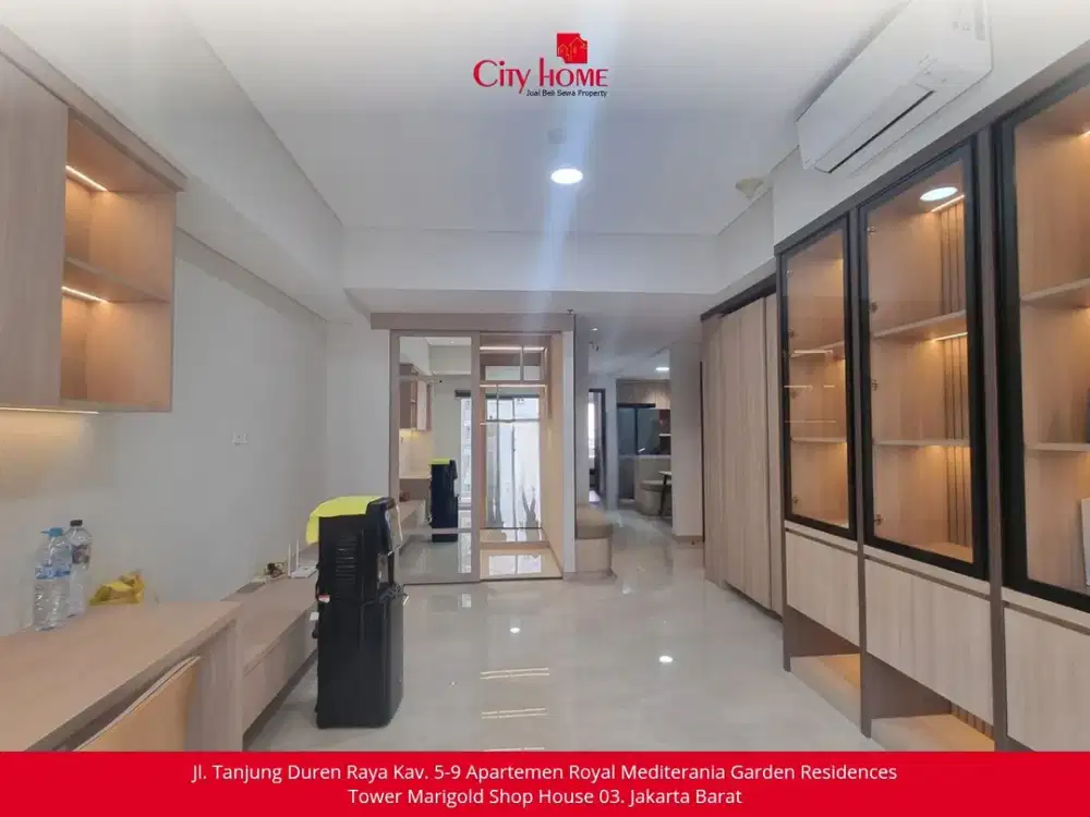 DIJUAL - 3 +1 BR Furnished Royal Mediterania Garden Apt at Podomoro City