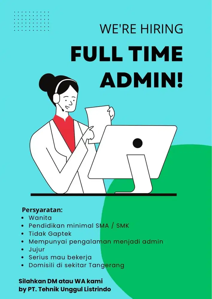 Lowongan Kerja Admin Sales Loker