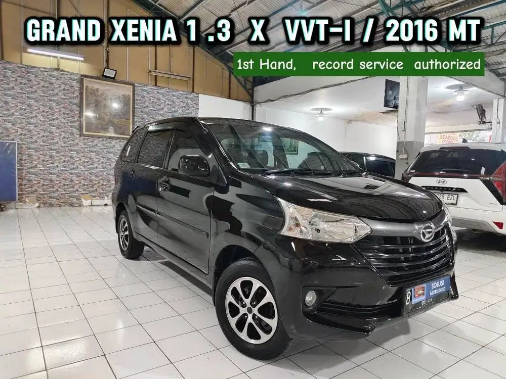 Daihatsu XENIA X 1.3 Bensin MT 2016 Hitam,  servis record daihatsu