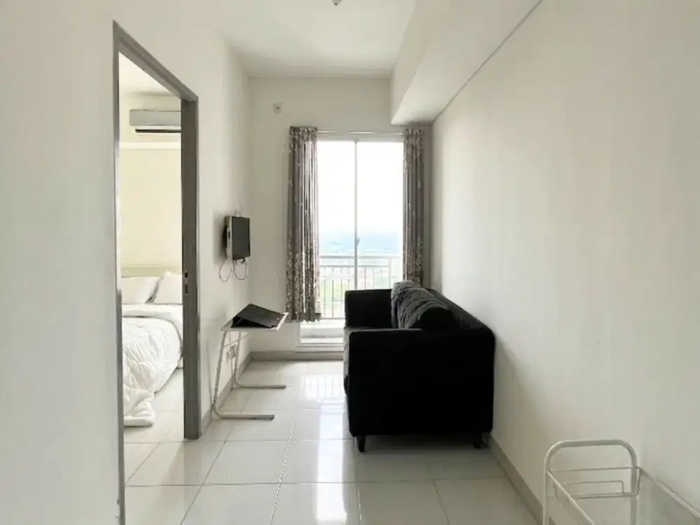 JUAL BU APARTEMEN AKASA PURE LIVING BSD 1BR SEMI FURNISHED