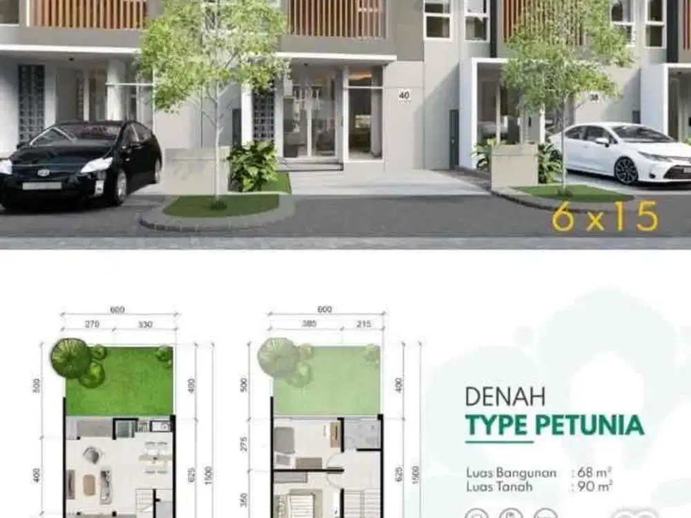 RUMAH FULL PERABOT DI BARUGA