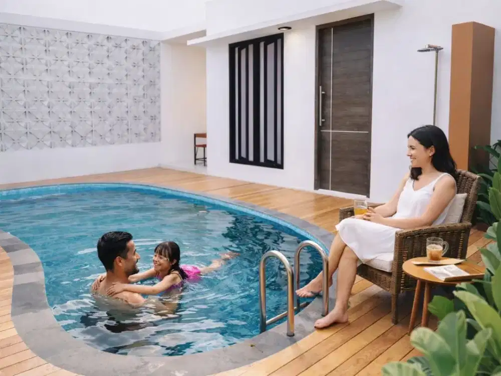 Villa dijual dekat exit tol Gamping  Yogyakarta sejuk area perbukitan