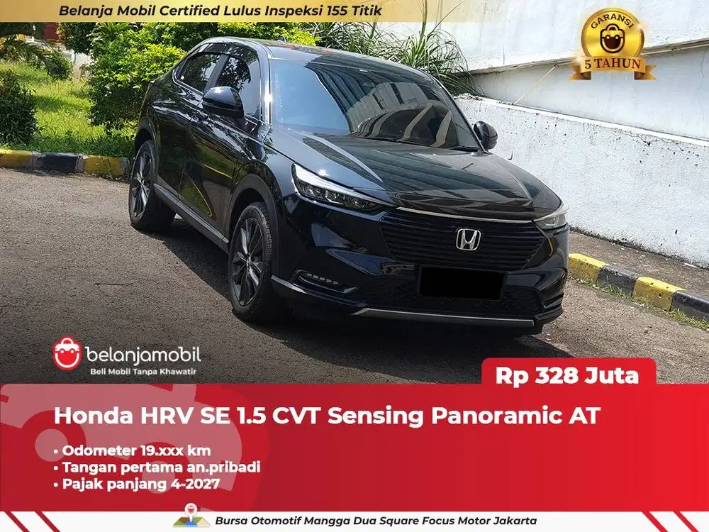 [ GARANSI 5TH ] Honda HRV HR-V HR V SE 1.5 Sensing Panoramic 2024/2025