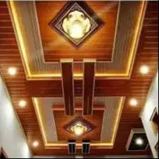 Plafon - Partisi Gypsum + Alumunium + Kaca + Cat + PVC +  PVC ACP WPC