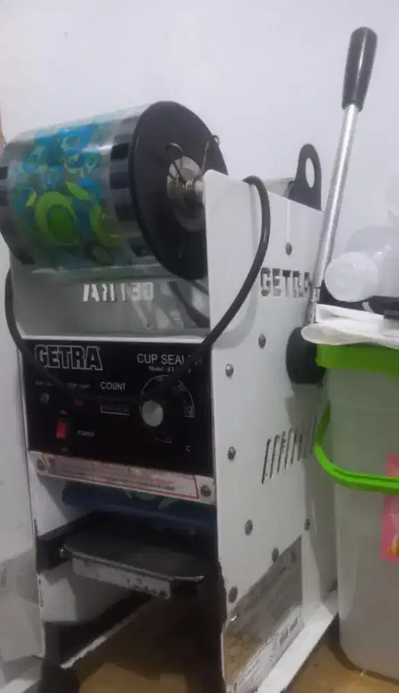 MESIN CUP SEALER MERK GETRA CIPINANG MUARA