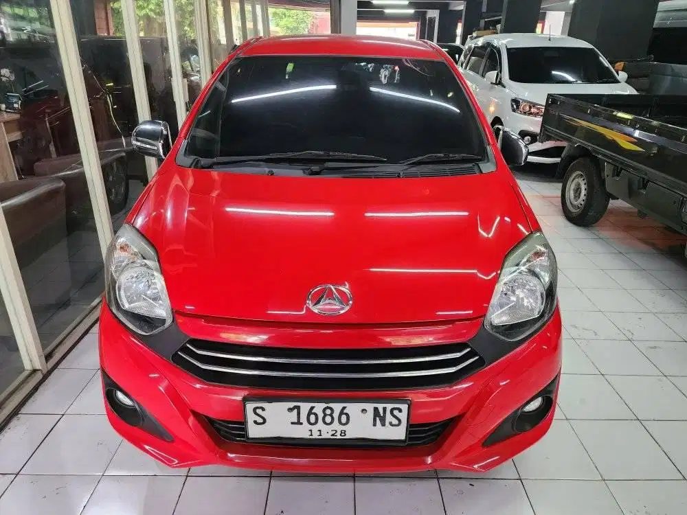 DAIHATSU NEW AYLA 1.0 X 2018 MERAH MANUAL
