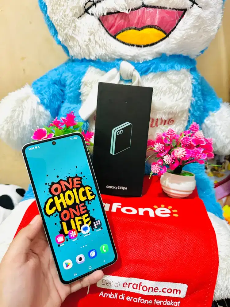 SAMSUNG Z FLIP 6 FULLSET NO MINUS MULUS  TERIMA TT/BT