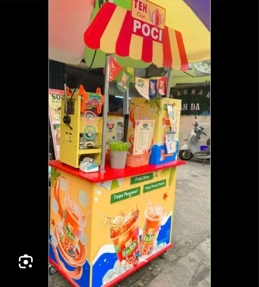 Box Teh Poci dan Peralatannya