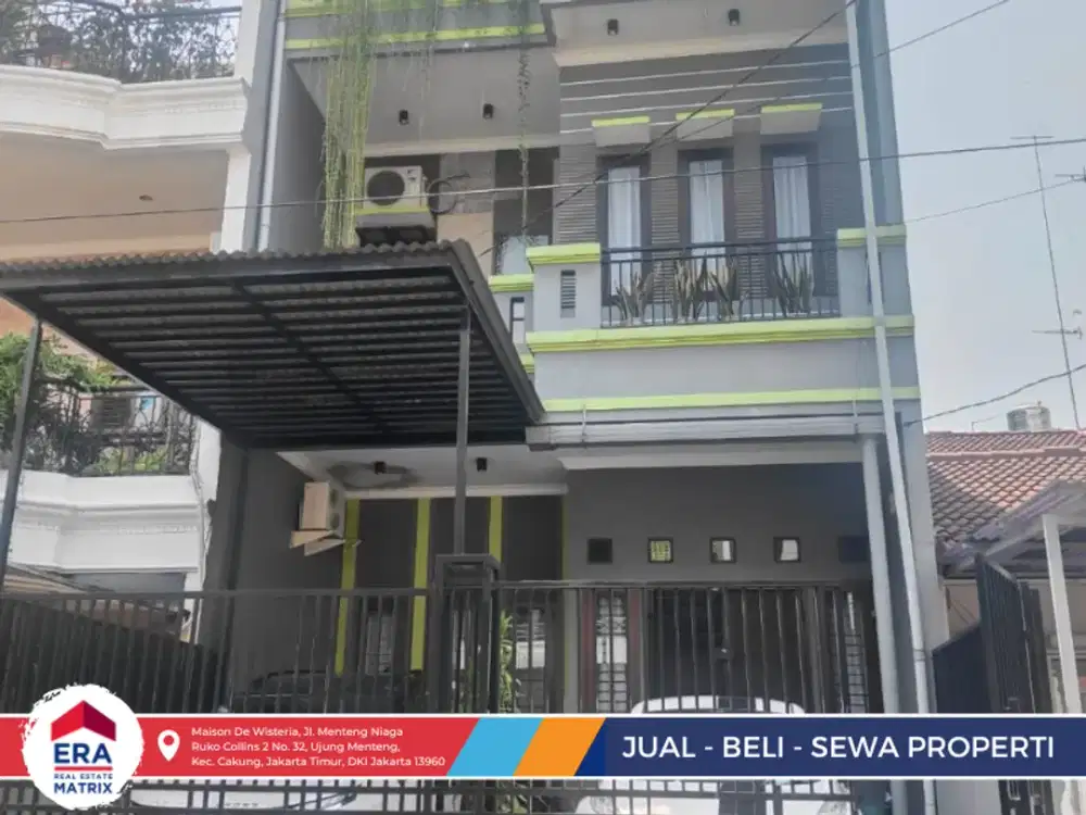 Dijual Hunian Sunter Siap Huni, Plafon Tinggi & Muat 2 Mobil