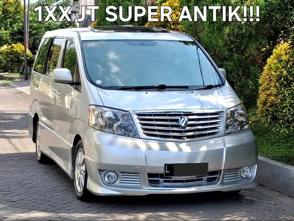 DIJUAL TOYOTA ALPHARD 2.4 V ASG HOME THEATRE SOUND CBU JAPAN 2004