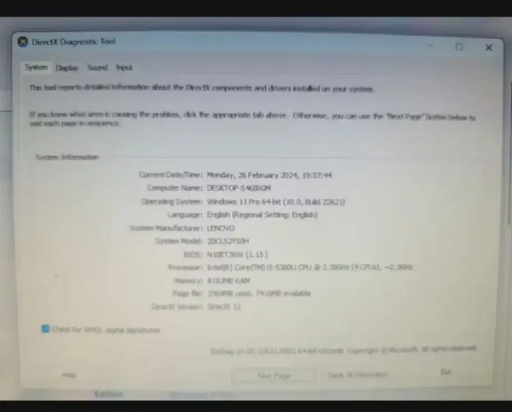 Lenovo X250 Core i5 gen 5