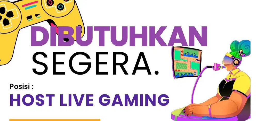 Lowongan kerja host live gaming