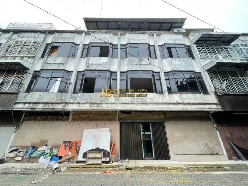Ruko Gandeng 4 Dijual di Jalan Perbaungan (Jl.Bakaran Batu) Belakang Thamrin Plaza - Medan