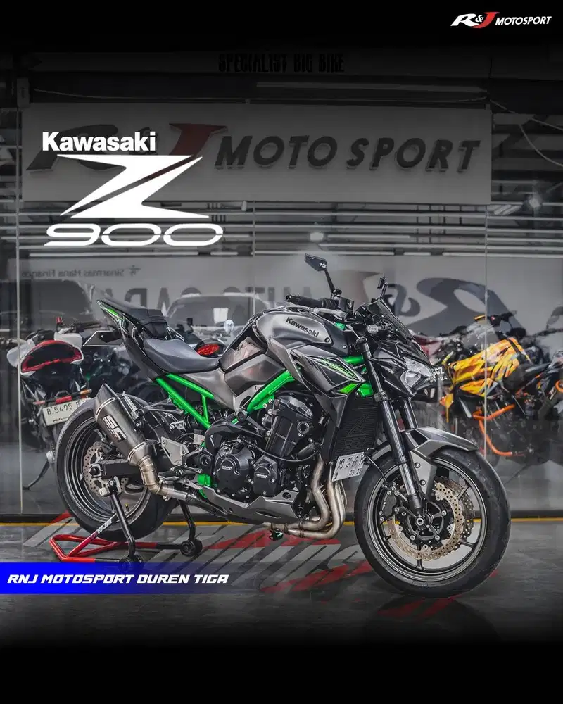 Kawasaki Z900  Z 900 Warna Abu Abu Km 8.800an