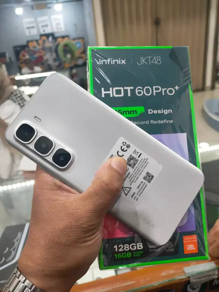 Infinix hot 60 pro+ ram 8/128 fullset mulus no minus