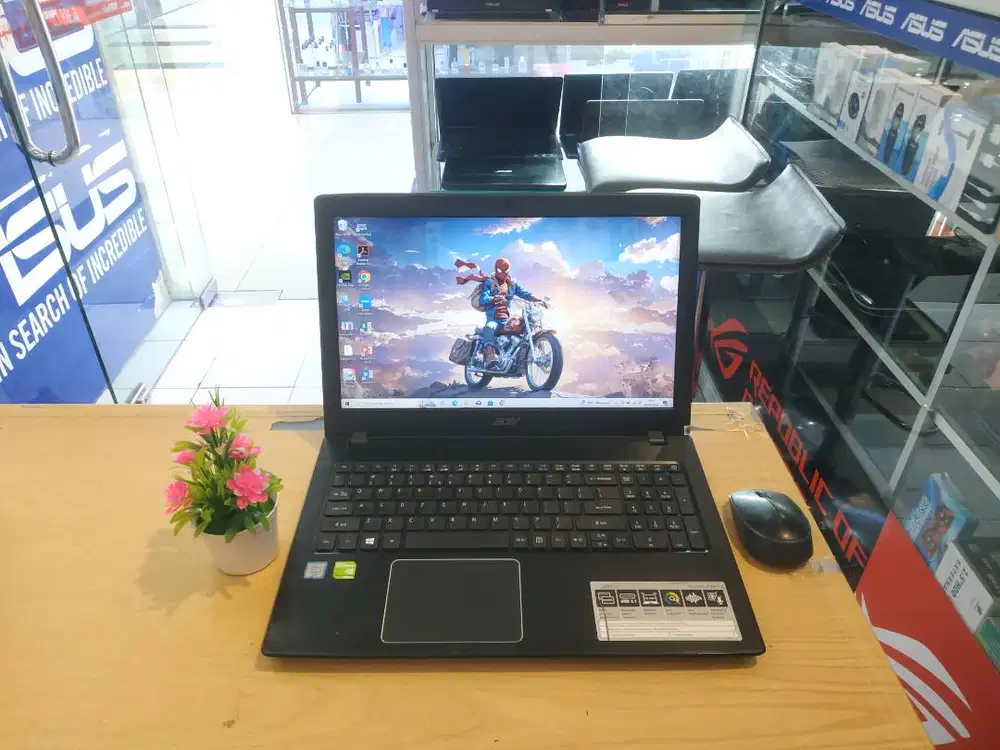 LAPTOP DIJUAL ACER ASPIRE E5-575G CORE i7 RAM 8GB NVIDIA