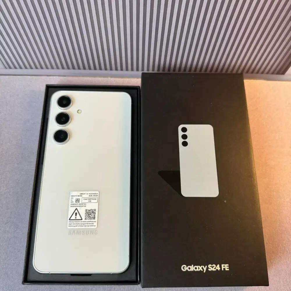 Samsung Galaxy 24 FE 8/256gb Resmi Indonesia Abu Abu