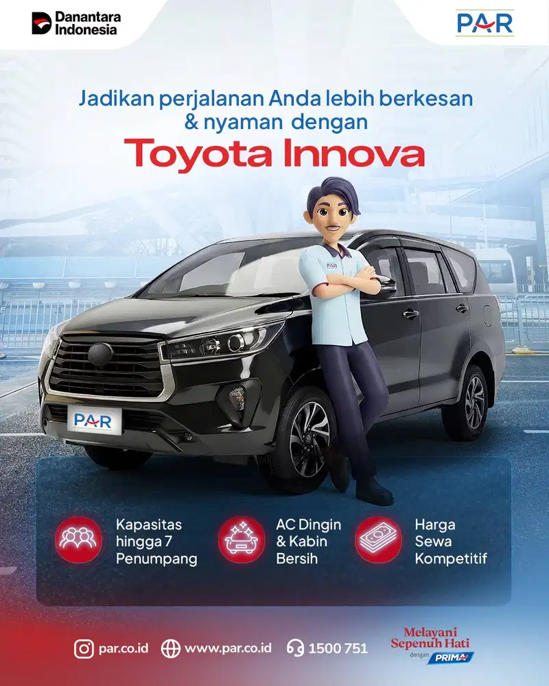 SEWA KENDARAAN ALL IN + DRIVER