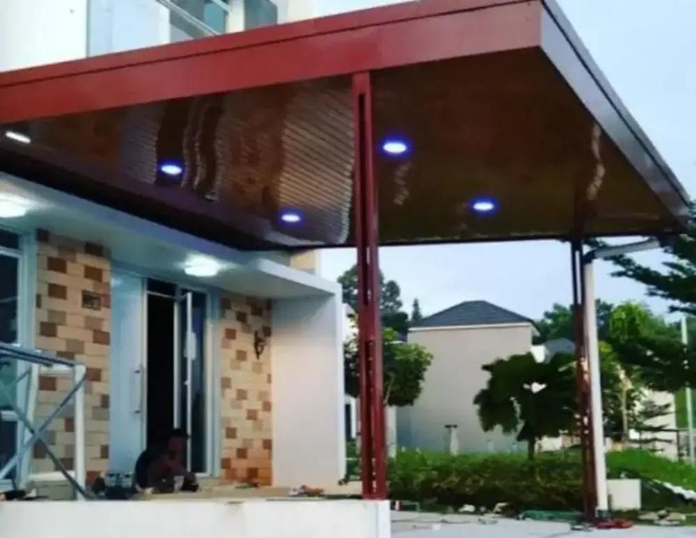 Kanopi alderon dan plafon PVC