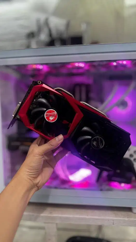 Vga Colorfull Gtx 1060 3gb ddr5 192bit mulus adem normal garansi 1,4jt