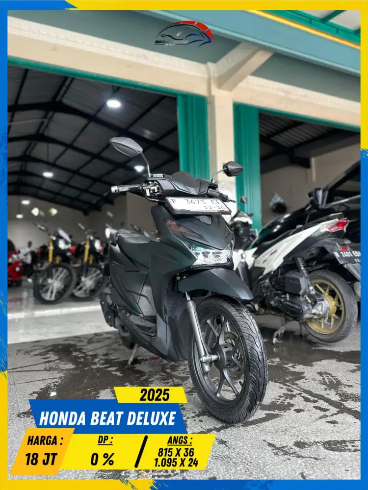 HONDA BEAT DELUXE 2025 PLAT P GASS BOSS HIKMAH MOTOR KEPUH MALANG