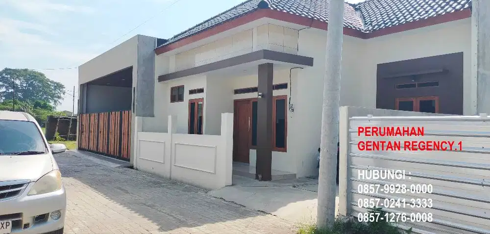 Perumahan siap huni kamar tidur 3. Dekat mall luwes gentan solo