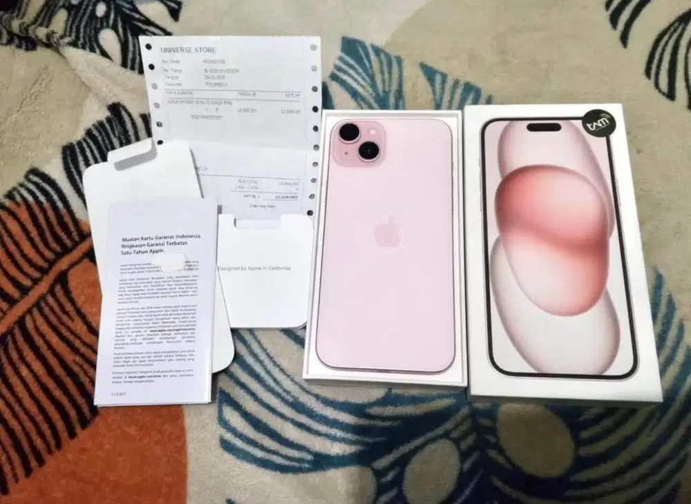 Iphone 15 plus 128 fullset