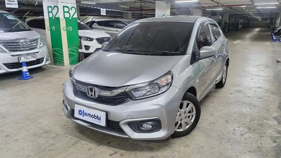DP MURAH Honda Brio Satya 1.2 E Bensin-AT 2019 Abu CAAAF