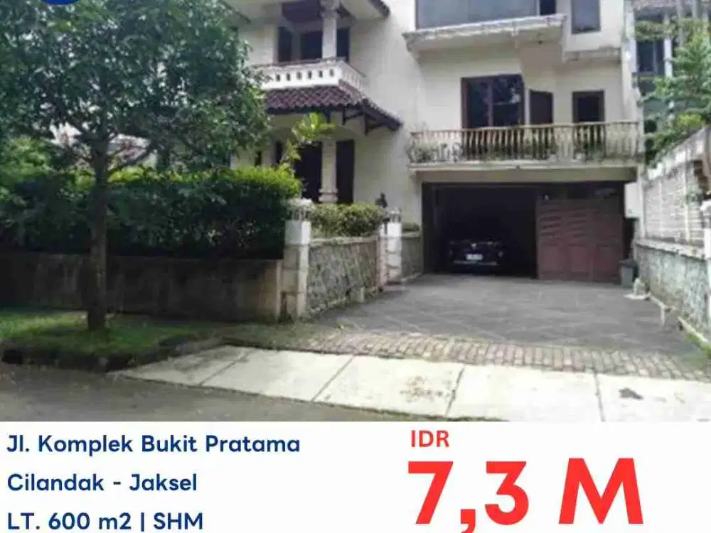 LELANG RUMAH DI PERUM BUKIT PRATAMA LEBAK BULUS CILANDAK JAKSEL
