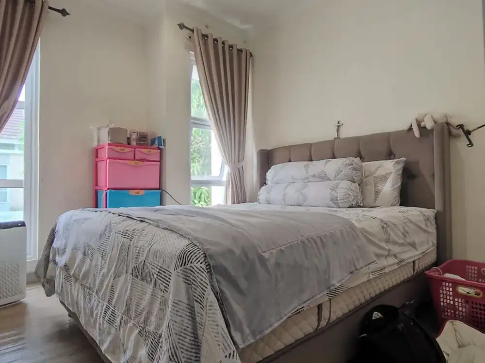 Rumah 2 Lantai Modern Minimalis Bonus Kitchen Set Verdi Gading Serpong