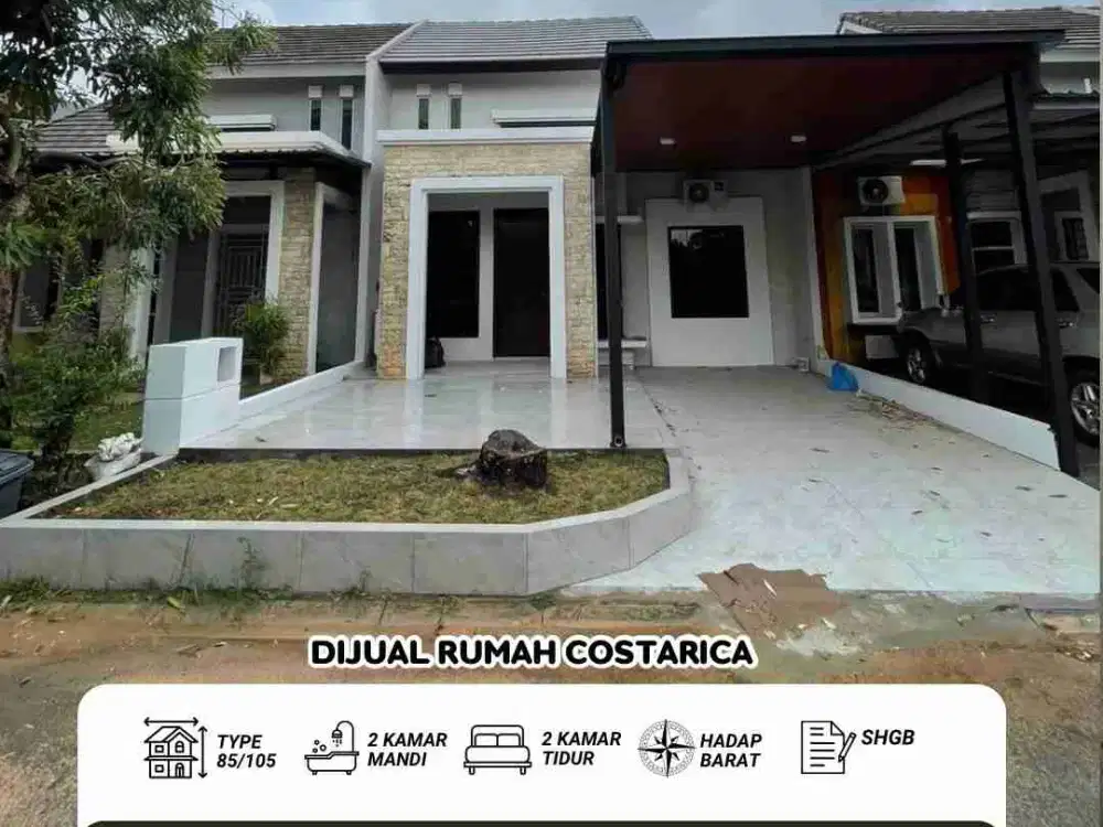 Dijual rumah Costarica batam center siap huni