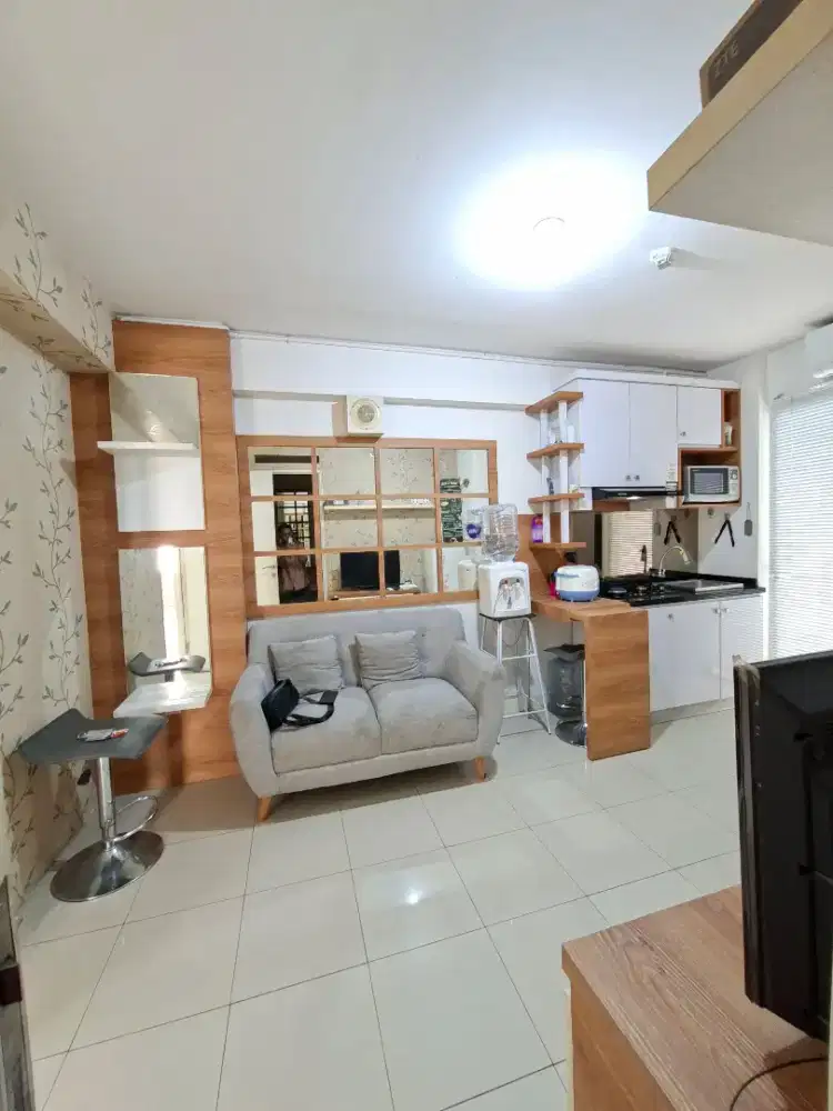 Sewa Murah Dua BR Apartemen Bassura City 13.8 JT/3 bln Free ipl